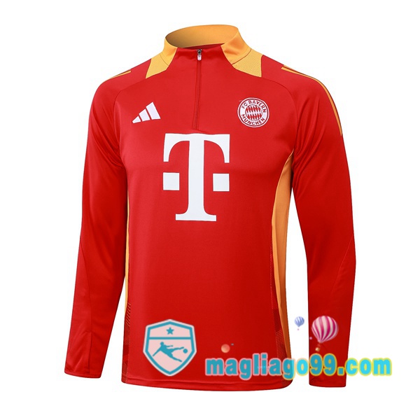Magliago - Passione Maglie Thai Affidabili Basso Costo Online Shop | Felpa Calcio Bayern Monaco Rosso 2024/2025