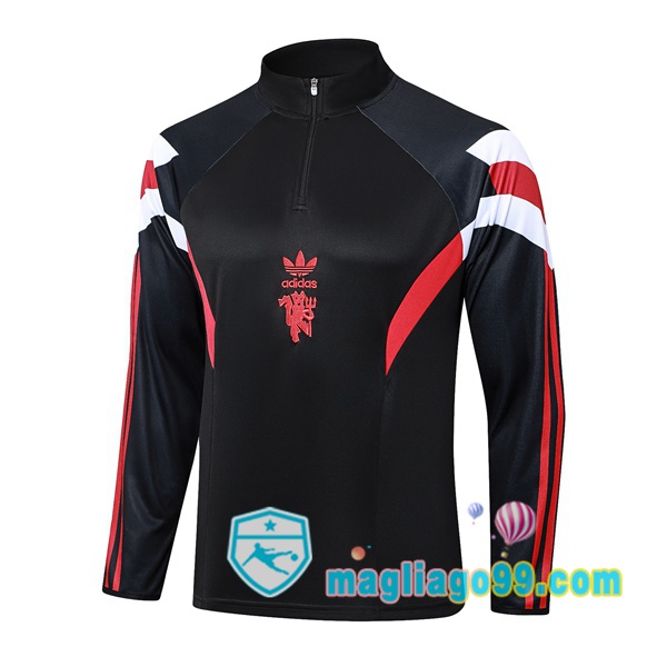 Magliago - Passione Maglie Thai Affidabili Basso Costo Online Shop | Felpa Calcio Manchester United Nero 2024/2025