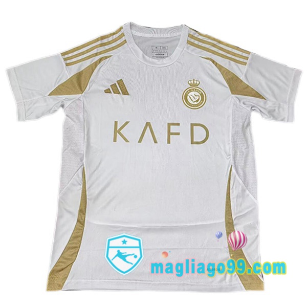 Magliago - Passione Maglie Thai Affidabili Basso Costo Online Shop | Maglia Al-Nassr FC Terza Bianco 2024/2025