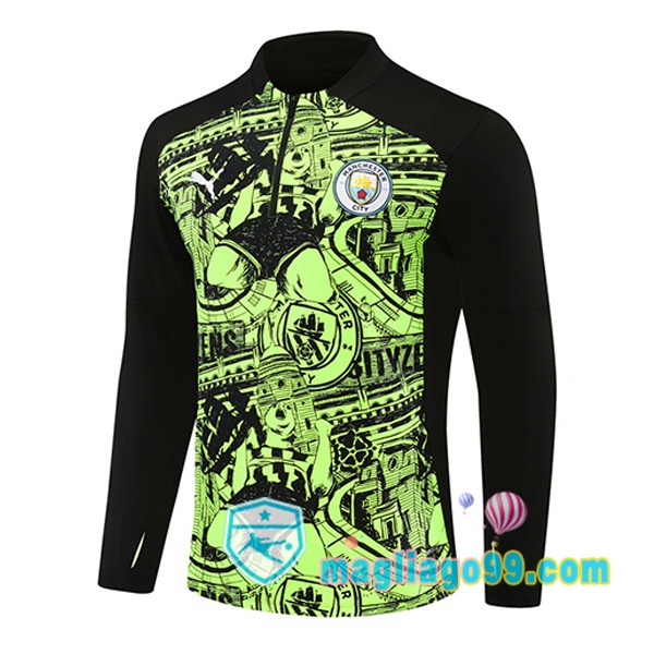 Magliago - Passione Maglie Thai Affidabili Basso Costo Online Shop | Felpa Calcio Manchester City Verde 2024/2025