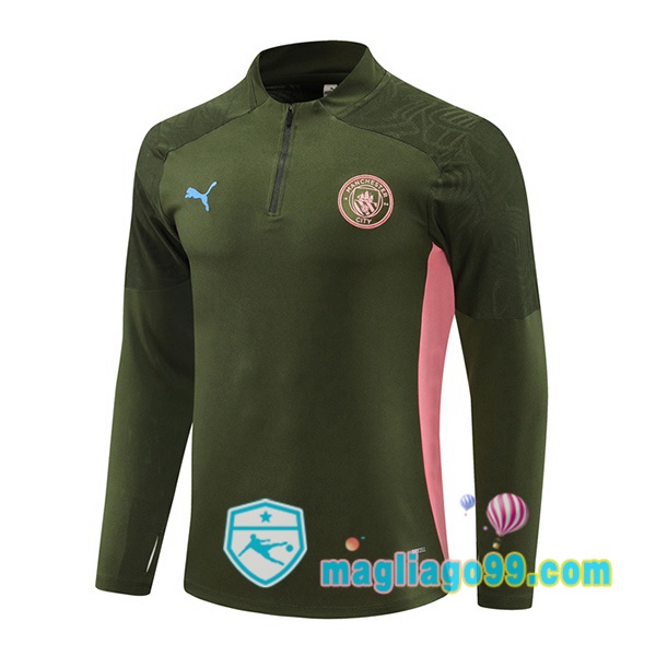 Magliago - Passione Maglie Thai Affidabili Basso Costo Online Shop | Felpa Calcio Manchester City Verde 2024/2025