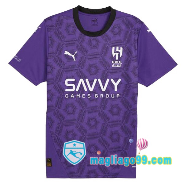 Magliago - Passione Maglie Thai Affidabili Basso Costo Online Shop | Maglia Al-Hilal FC Terza Porpora 2024/2025