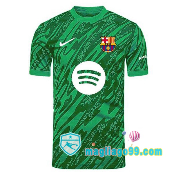 Magliago - Passione Maglie Thai Affidabili Basso Costo Online Shop | Maglia FC Barcellona Portiere Verde 2024/2025