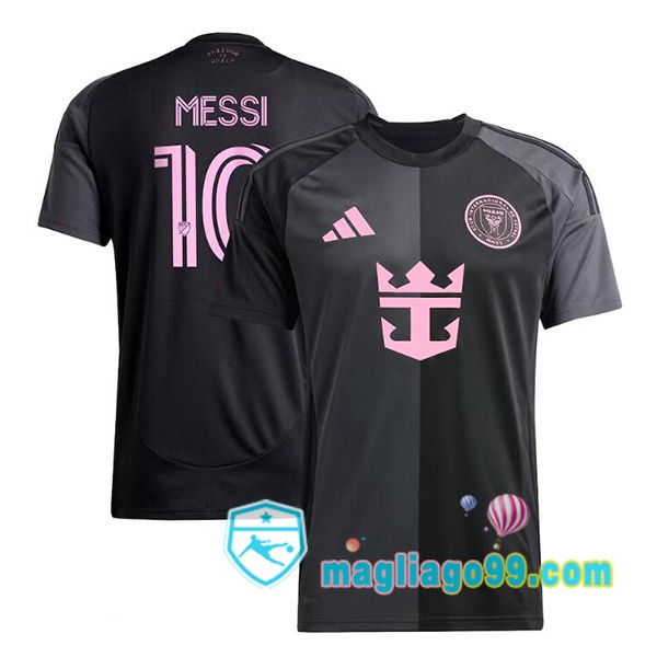 Magliago - Passione Maglie Thai Affidabili Basso Costo Online Shop | Maglia Inter Miami CF (MESSI 10) Seconda Nero 2025/2026