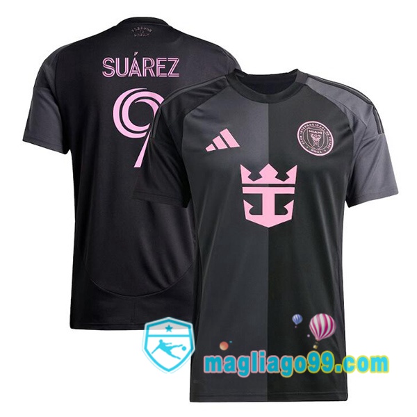 Magliago - Passione Maglie Thai Affidabili Basso Costo Online Shop | Maglia Inter Miami CF (Suárez 9) Seconda Nero 2025/2026