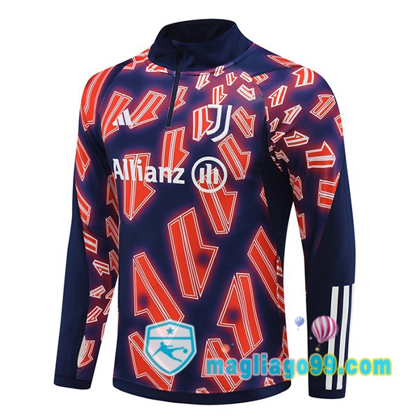 Magliago - Passione Maglie Thai Affidabili Basso Costo Online Shop | Felpa Calcio Juventus Rosso Blu Royal 2024/2025