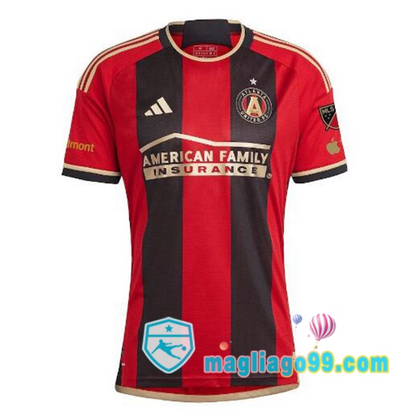 Magliago - Passione Maglie Thai Affidabili Basso Costo Online Shop | Maglia Atlanta United Prima Rosso Nero 2024/2025