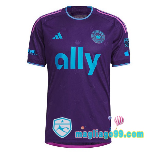 Magliago - Passione Maglie Thai Affidabili Basso Costo Online Shop | Maglia Charlotte FC Seconda Porpora 2024/2025