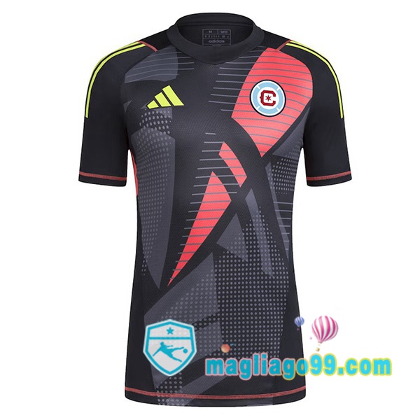 Magliago - Passione Maglie Thai Affidabili Basso Costo Online Shop | Maglia Chicago Fire FC Portiere Nero 2024/2025