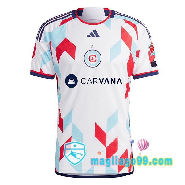Magliago - Passione Maglie Thai Affidabili Basso Costo Online Shop | Maglia Chicago Fire FC Seconda Bianco 2024/2025