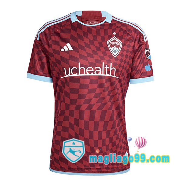 Magliago - Passione Maglie Thai Affidabili Basso Costo Online Shop | Maglia Colorado Rapids Prima Rosso 2024/2025
