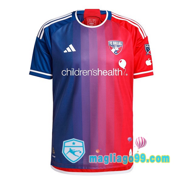 Magliago - Passione Maglie Thai Affidabili Basso Costo Online Shop | Maglia FC Dallas Prima Rosso Blu 2024/2025