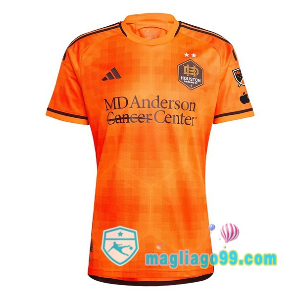 Magliago - Passione Maglie Thai Affidabili Basso Costo Online Shop | Maglia Houston Dynamo Prima Giallo 2024/2025