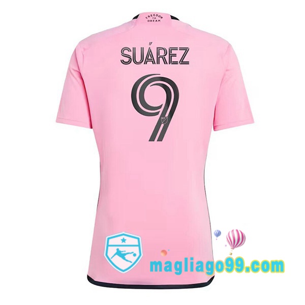 Magliago - Passione Maglie Thai Affidabili Basso Costo Online Shop | Maglia Inter Miami CF (Suárez 9) Prima Rosa 2024/2025
