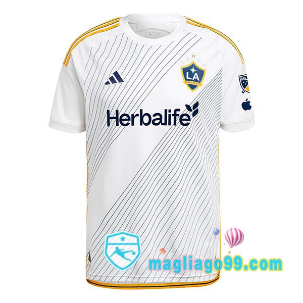 Magliago - Passione Maglie Thai Affidabili Basso Costo Online Shop | Maglia LA Galaxy Prima Bianco 2024/2025