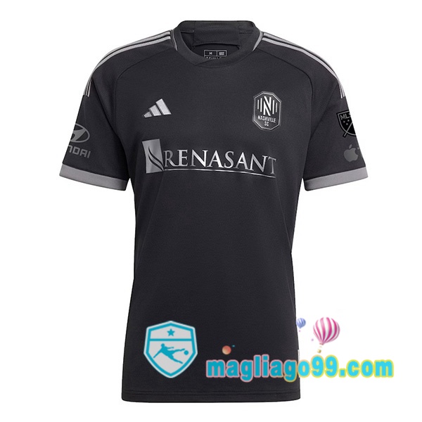 Magliago - Passione Maglie Thai Affidabili Basso Costo Online Shop | Maglia Nashville SC Seconda Nero 2024/2025