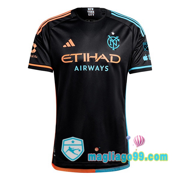 Magliago - Passione Maglie Thai Affidabili Basso Costo Online Shop | Maglia New York City Seconda Nero 2024/2025