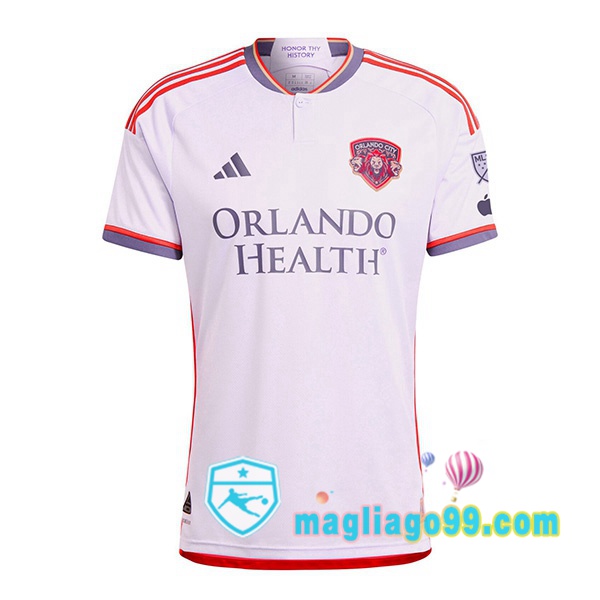 Magliago - Passione Maglie Thai Affidabili Basso Costo Online Shop | Maglia Orlando City SC Seconda Bianco 2024/2025