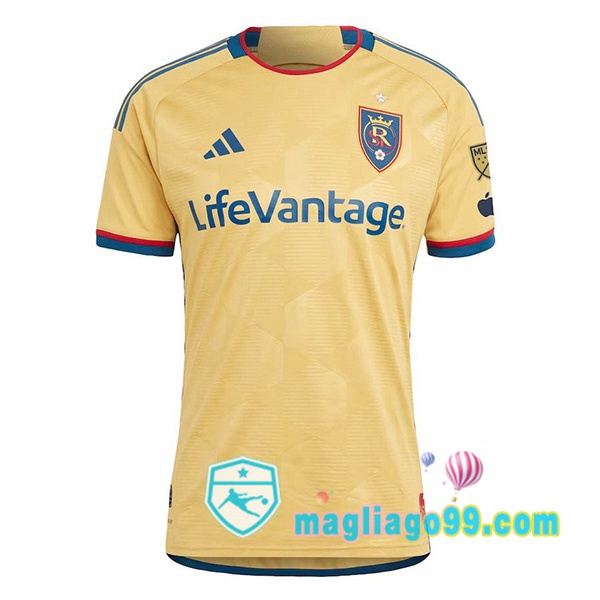 Magliago - Passione Maglie Thai Affidabili Basso Costo Online Shop | Maglia Real Salt Lake Seconda Blu Giallo 2024/2025
