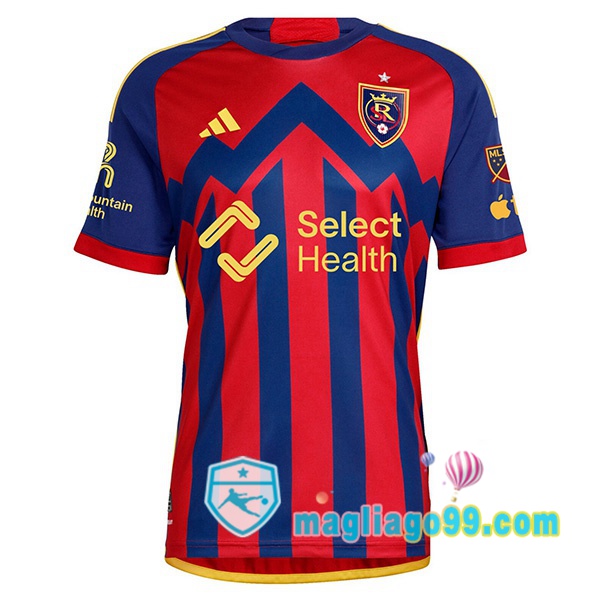 Magliago - Passione Maglie Thai Affidabili Basso Costo Online Shop | Maglia Real Salt Lake Prima Rosso Blu 2024/2025