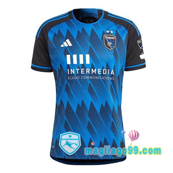 Magliago - Passione Maglie Thai Affidabili Basso Costo Online Shop | Maglia San Jose Earthquakes Prima Blu 2024/2025