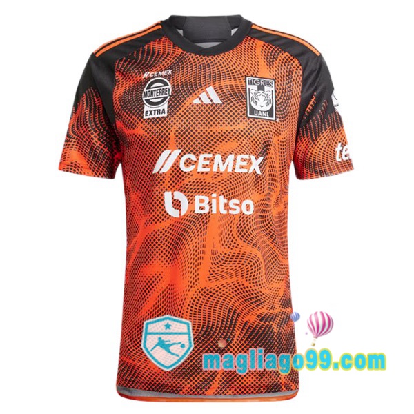 Magliago - Passione Maglie Thai Affidabili Basso Costo Online Shop | Maglia Tigres UANL Terza Arancione 2024/2025