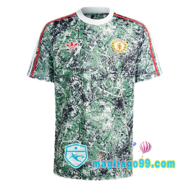 Magliago - Passione Maglie Thai Affidabili Basso Costo Online Shop | Maglia Manchester United Stone Verde 2023/2024