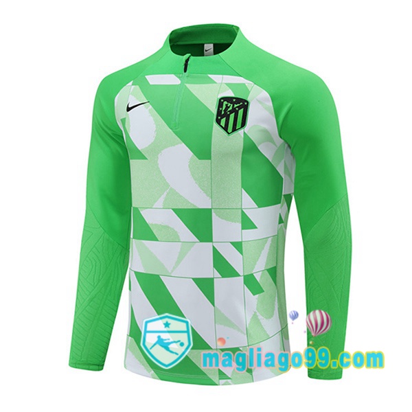 Magliago - Passione Maglie Thai Affidabili Basso Costo Online Shop | Felpa Calcio Atletico Madrid Verde 2024/2025