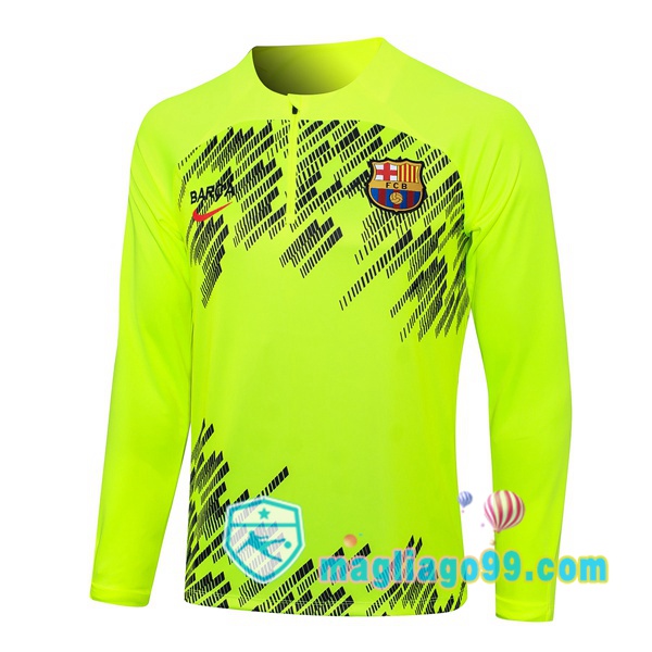 Magliago - Passione Maglie Thai Affidabili Basso Costo Online Shop | Felpa Calcio FC Barcellona Verde 2024/2025