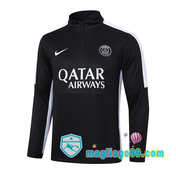 Magliago - Passione Maglie Thai Affidabili Basso Costo Online Shop | Felpa Calcio JORDAN Paris PSG Nero 2024/2025