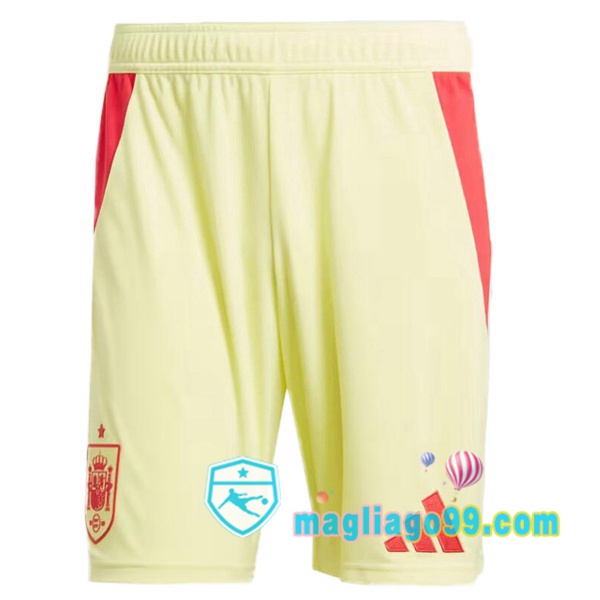 Nazionale Maglia Calcio Spagna Seconda Giallo 2024/2025
