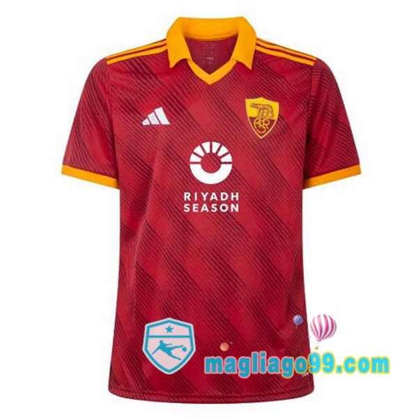 Magliago - Passione Maglie Thai Affidabili Basso Costo Online Shop | Maglia AS Roma Quattro Rosso 2023/2024