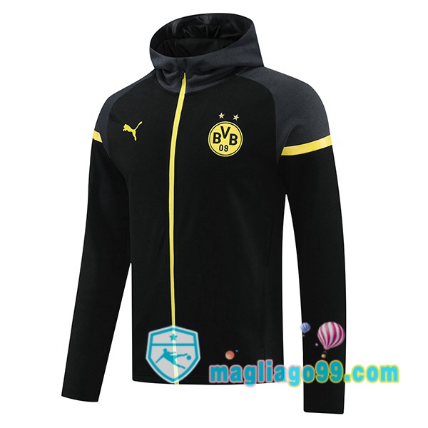 Magliago - Passione Maglie Thai Affidabili Basso Costo Online Shop | Felpa con cappuccio Dortmund BVB Nero 2024/2025