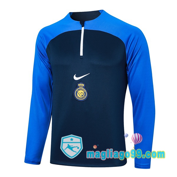 Magliago - Passione Maglie Thai Affidabili Basso Costo Online Shop | Felpa Calcio Al-Nassr FC Blu Royal 2024/2025