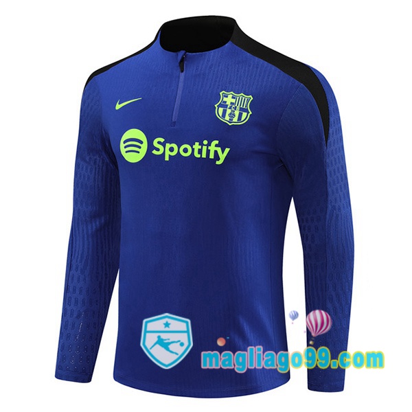 Magliago - Passione Maglie Thai Affidabili Basso Costo Online Shop | Felpa Calcio FC Barcellona Blu 2024/2025