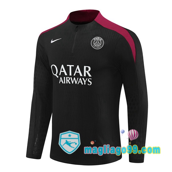 Magliago - Passione Maglie Thai Affidabili Basso Costo Online Shop | Felpa Calcio Paris PSG Nero 2024/2025