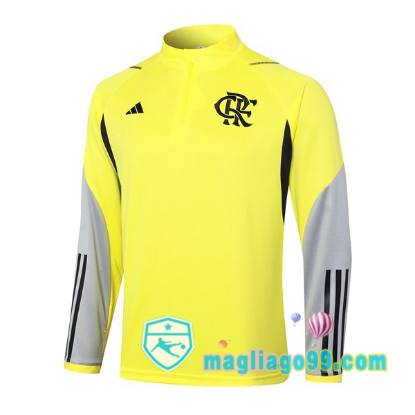 Magliago - Passione Maglie Thai Affidabili Basso Costo Online Shop | Felpa Calcio Flamengo Giallo 2024/2025