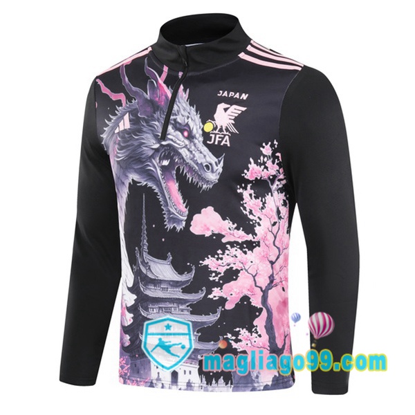 Magliago - Passione Maglie Thai Affidabili Basso Costo Online Shop | Felpa Calcio Giappone Nero 2024/2025