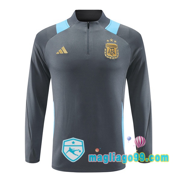 Magliago - Passione Maglie Thai Affidabili Basso Costo Online Shop | Felpa Calcio Argentina Grigio 2024/2025
