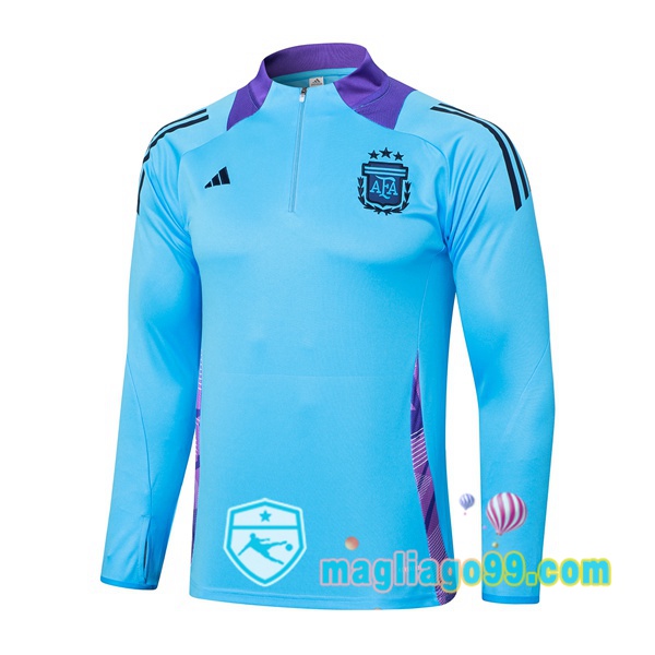 Magliago - Passione Maglie Thai Affidabili Basso Costo Online Shop | Felpa Calcio Argentina Blu 2024/2025