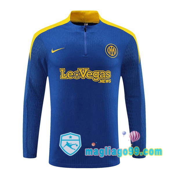 Magliago - Passione Maglie Thai Affidabili Basso Costo Online Shop | Felpa Calcio Inter Milan Blu 2024/2025