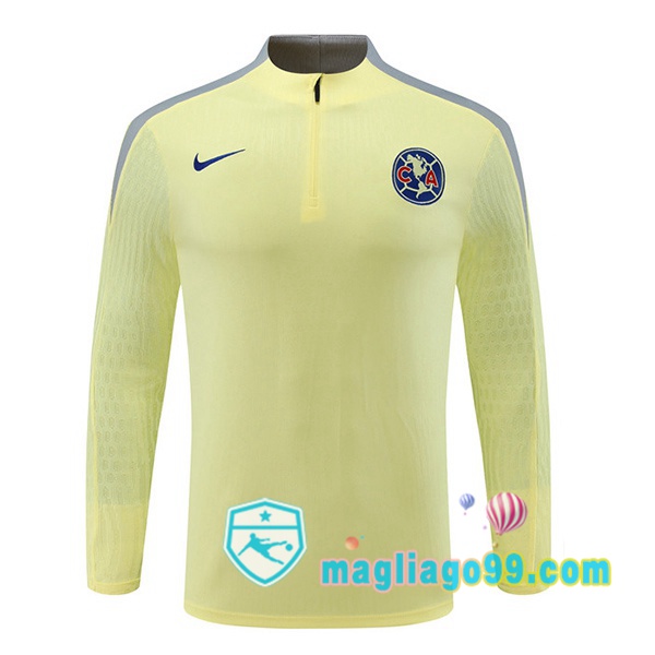 Magliago - Passione Maglie Thai Affidabili Basso Costo Online Shop | Felpa Calcio Club America Giallo 2024/2025