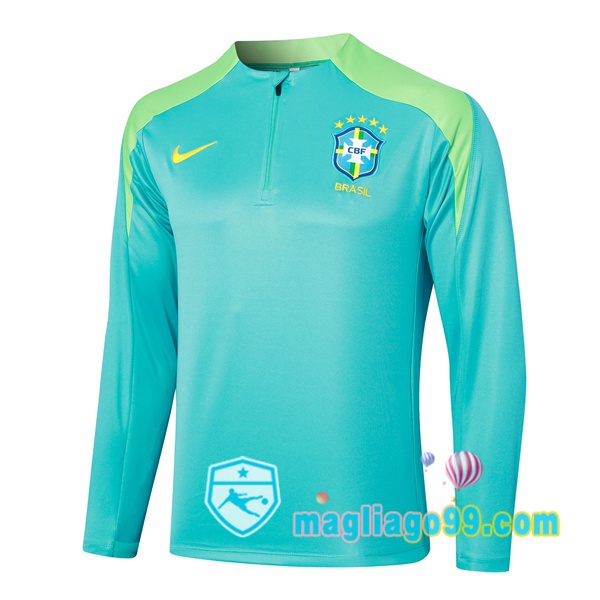 Magliago - Passione Maglie Thai Affidabili Basso Costo Online Shop | Felpa Calcio Brasile Verde 2024/2025