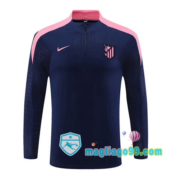 Magliago - Passione Maglie Thai Affidabili Basso Costo Online Shop | Felpa Calcio Atletico Madrid Blu Royal 2024/2025