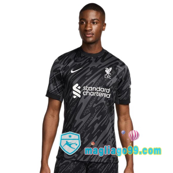 Magliago - Passione Maglie Thai Affidabili Basso Costo Online Shop | Maglia FC Liverpool Portiere Nero 2024/2025