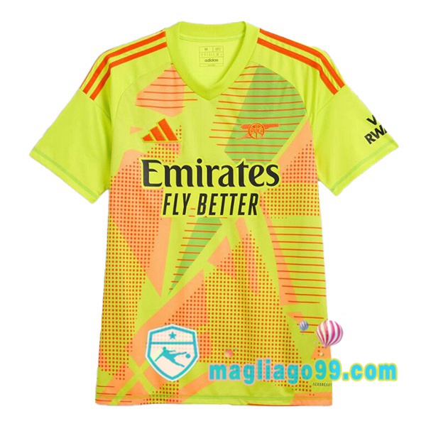 Magliago - Passione Maglie Thai Affidabili Basso Costo Online Shop | Maglia Arsenal Portiere Verde 2024/2025