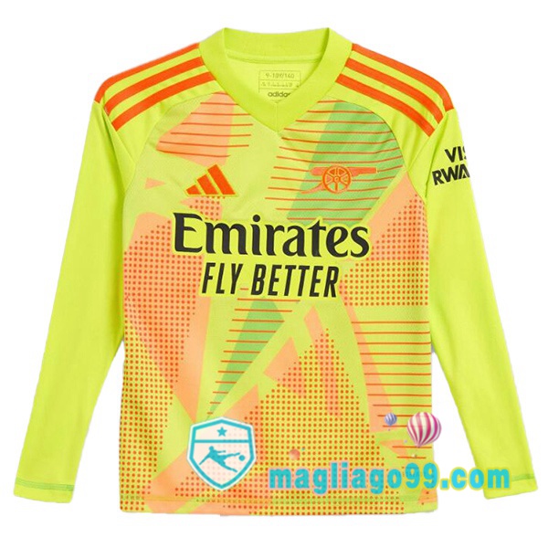 Magliago - Passione Maglie Thai Affidabili Basso Costo Online Shop | Maglia Arsenal Portiere Maniche Lunghe Verde 2024/2025
