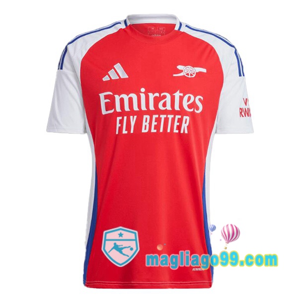 Magliago - Passione Maglie Thai Affidabili Basso Costo Online Shop | Maglia Arsenal Prima Rosso Bianco 2024/2025