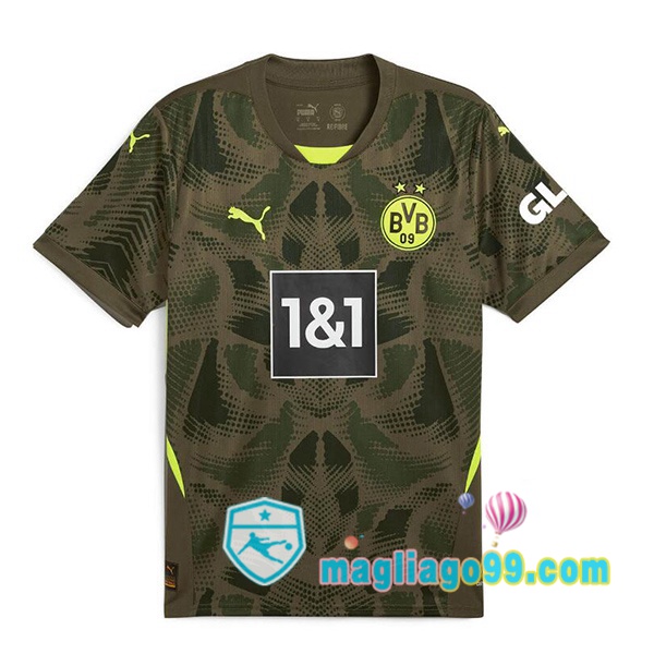 Magliago - Passione Maglie Thai Affidabili Basso Costo Online Shop | Maglia Dortmund BVB Portiere Verde 2024/2025
