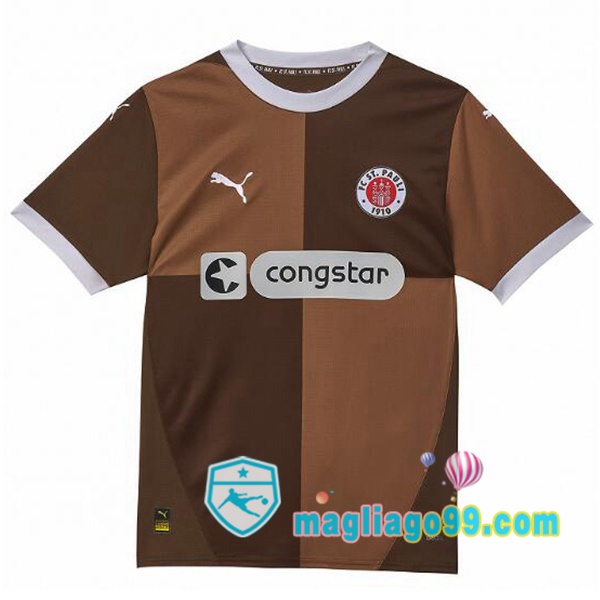 Magliago - Passione Maglie Thai Affidabili Basso Costo Online Shop | Maglia FC St. Pauli Prima Giallo 2024/2025